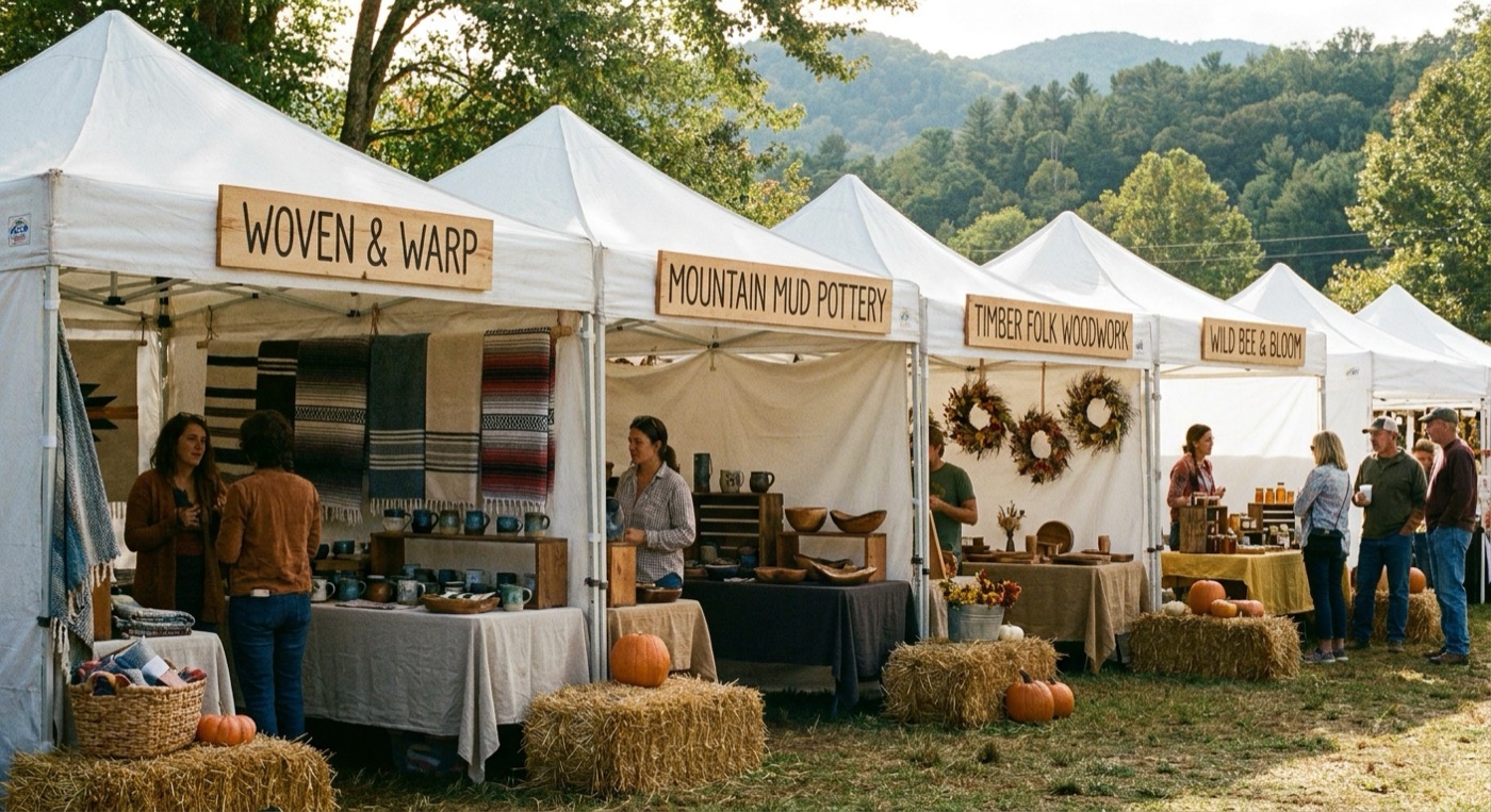 Artisan and maker booths